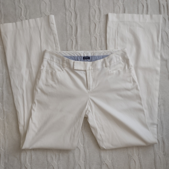 White Original Button-Tab Stretchy Trousers from the Gap Sz. 4 - Picture 1 of 7